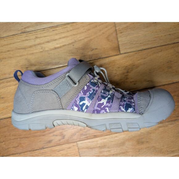 Keen Purple Gray Geometric Hiking Shoes Trail Outdoor Gorpcore Women's 7 - Picture 3 of 9